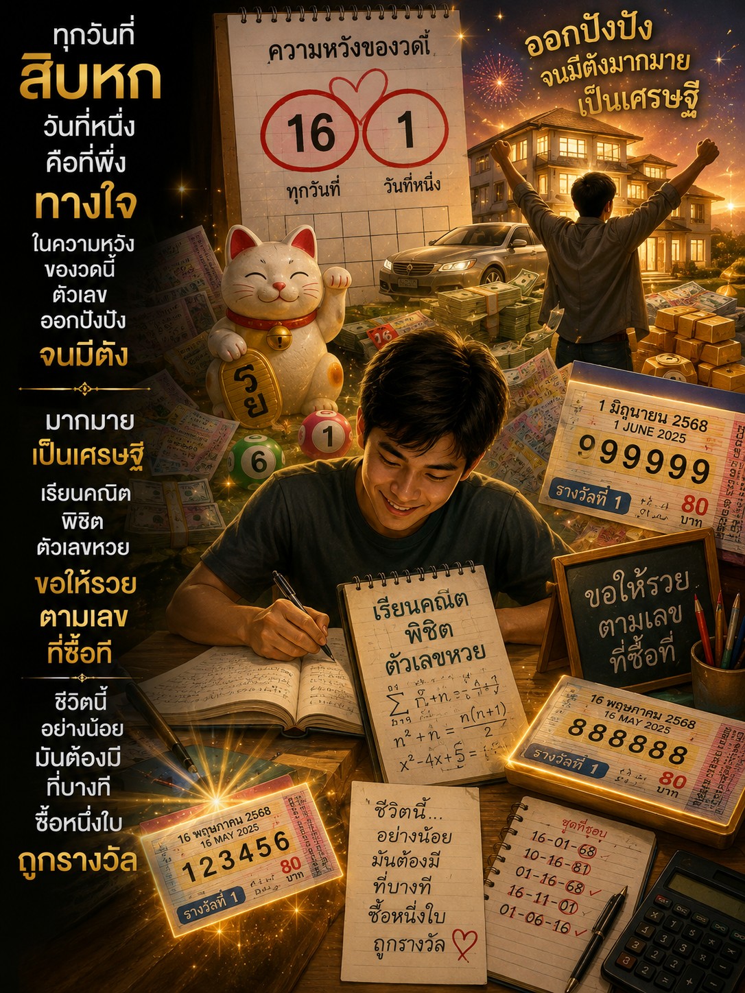 กลอนแปด_เกี่ยวกับการซื้อหวย